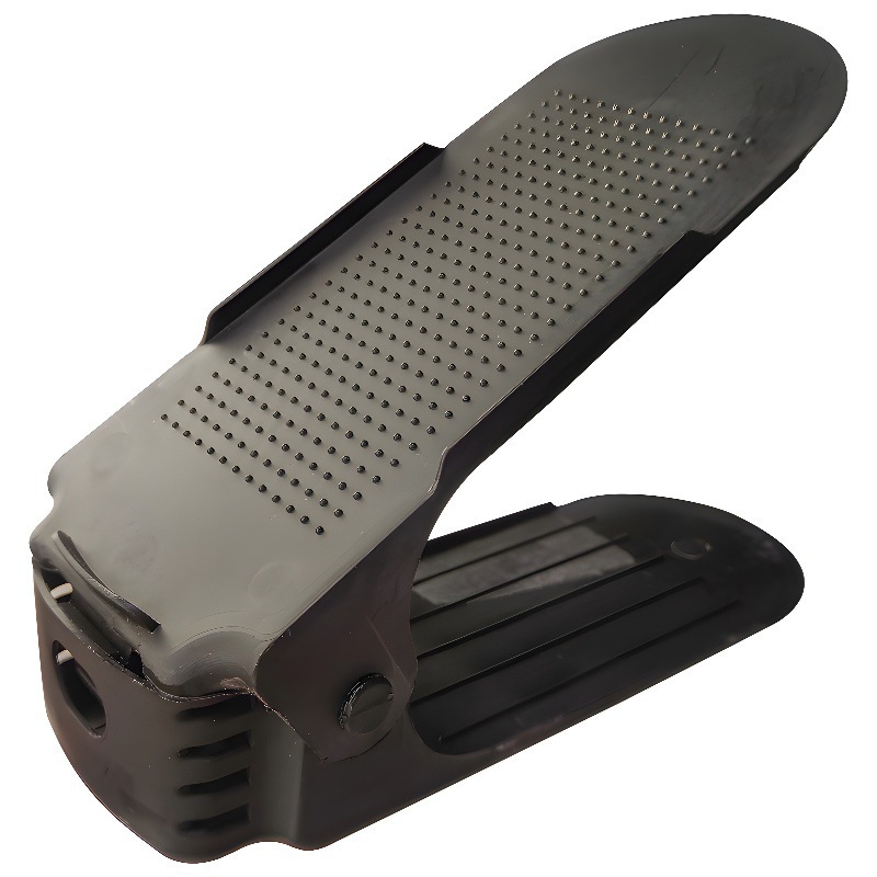 Zapatero de almacenamiento ajustable creativo, soporte para zapatos de doble capa, ahorro de espacio, almacenamiento de dormitorios domésticos, zapatillas, zapatero, ventas directas de fábrica