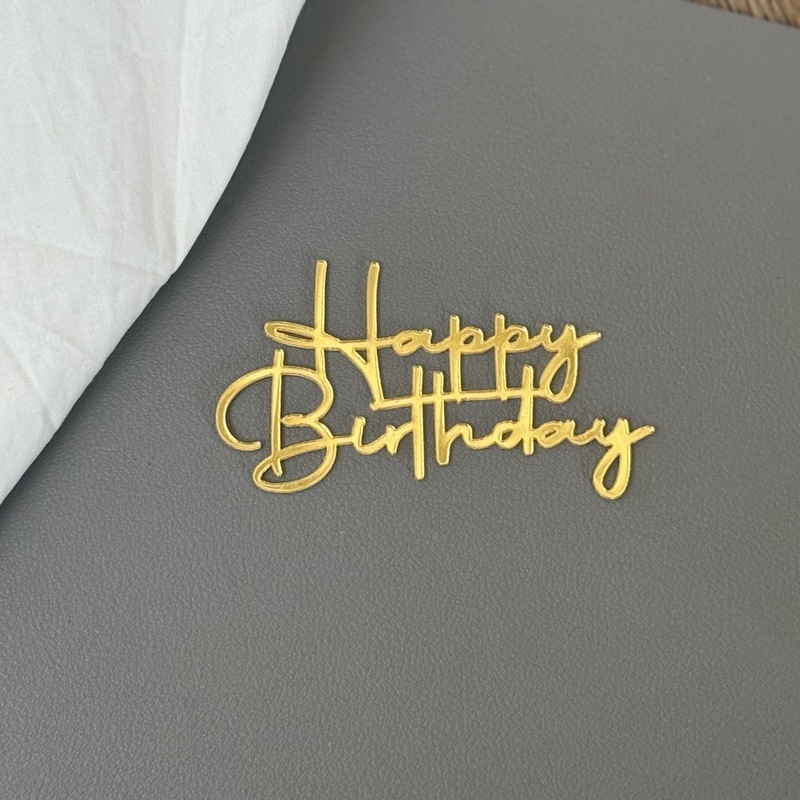クロスボーダーins風アクリル誕生日おめでとうケーキ装飾ケーキ側面装飾パーティー用品ケーキ装飾品|undefined