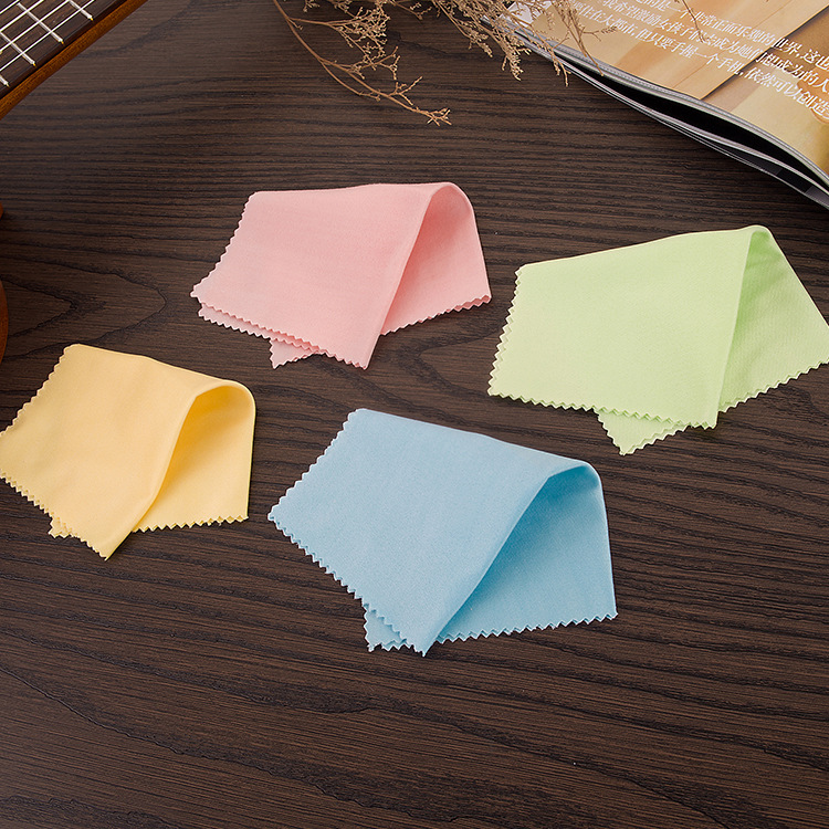 Instrument Accessories Bag, Instrument Cleaning Cloth, Fine Fiber Cloth for Cleaning Instruments, Guitar Wiping Cloth, Large Size