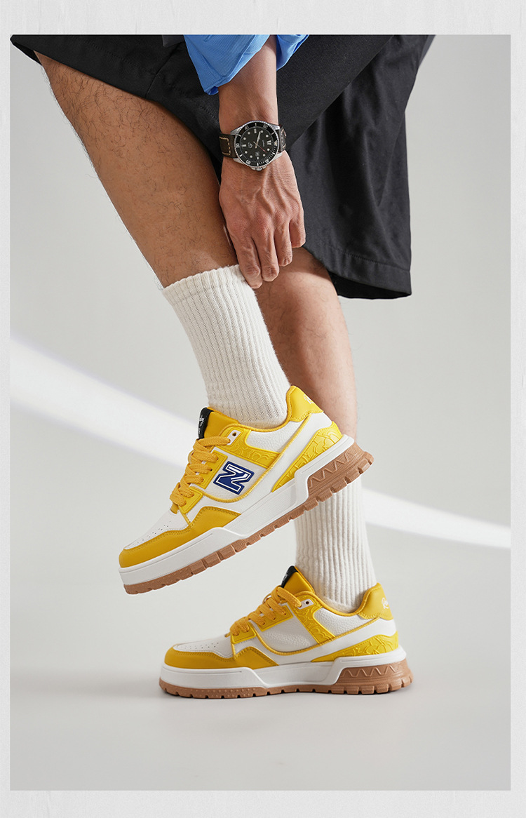 Giày sneaker nam tăng chiều cao đế dày phong cách thể thao đa năng — 619 Trắng Xanh chi tiết 20