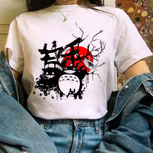 ��ͨ��è����ϵ��ӡ�� �ļ�У԰������Ů�����Anime T-shirt