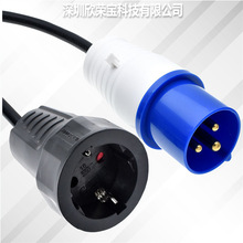 CEE7���I���^�D�W�˲������L���WҎĸ��30A�Դ��IEC60309 332P6
