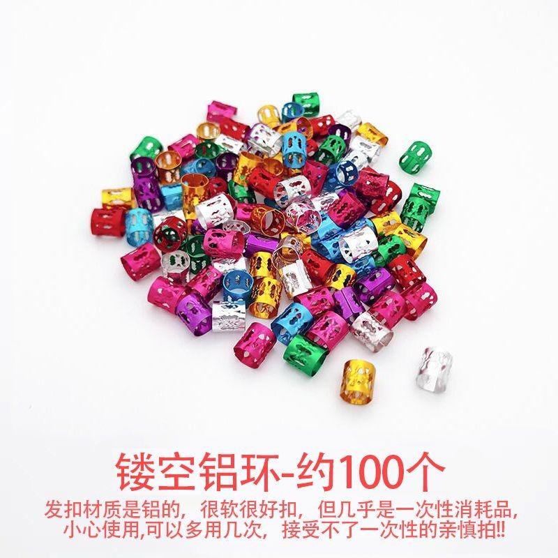 Niñas trenzadas sucias cuerdas de cabello 2025 nuevas niñas trenzadas hebillas de cabello de metal para el cabello atado trenzado artefacto tocado