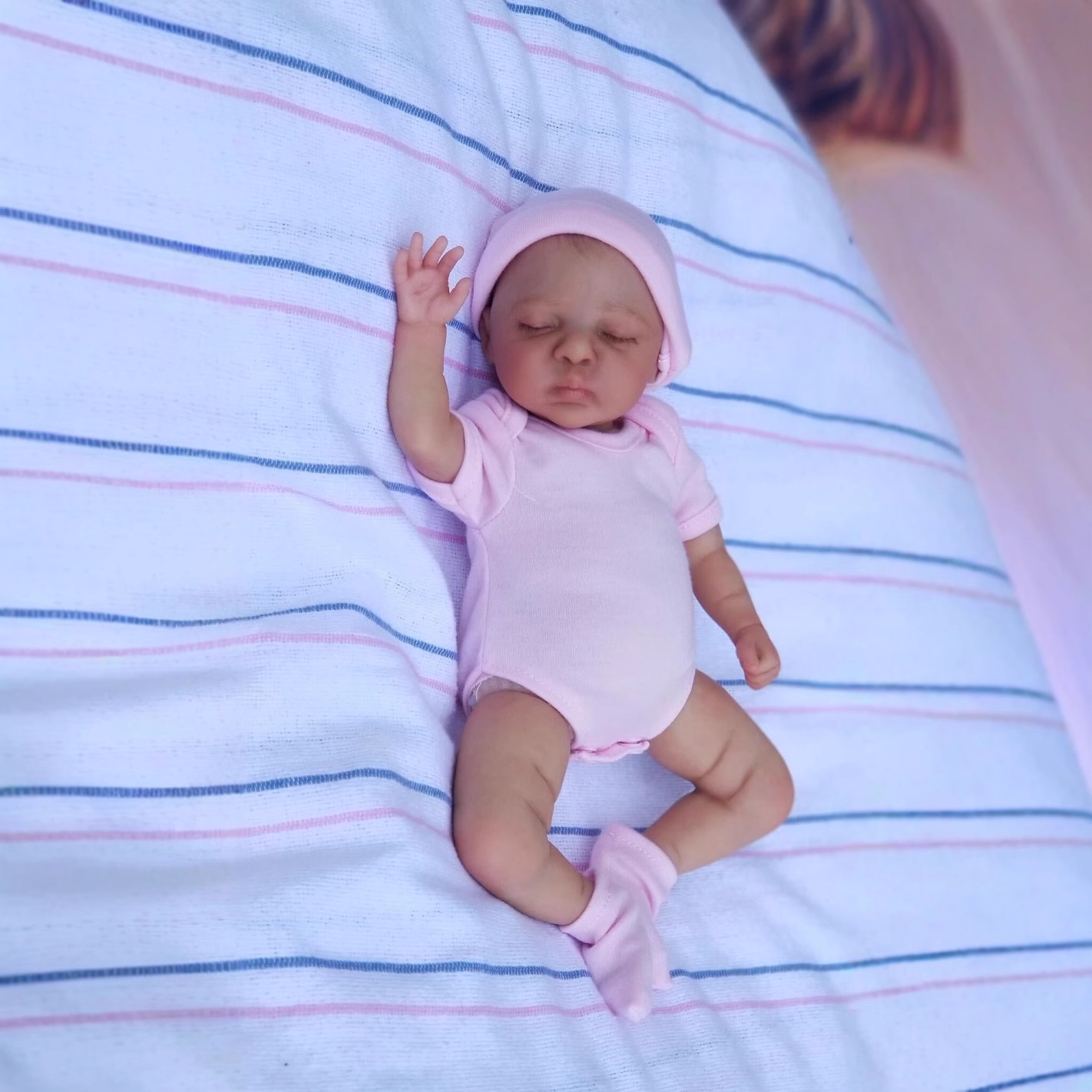 10 pulgadas cuerpo de tela muñeca Luna, exquisito regalo muñeca mini bebé juguete