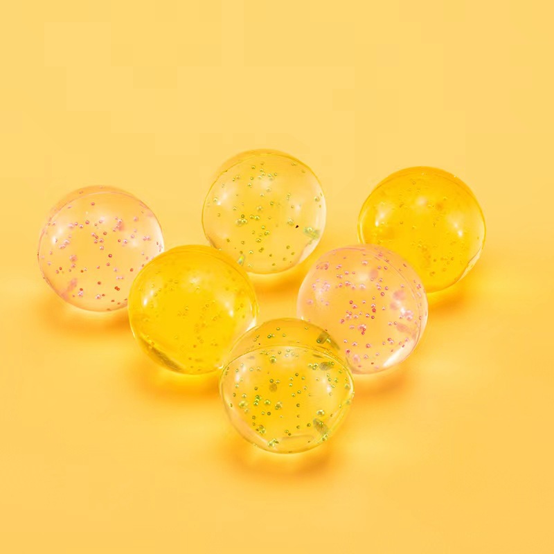维克多30号弹力球工厂混装透明实心橡胶跳跳球儿童玩具亚马逊跨境