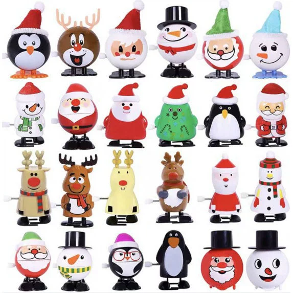 16 Новинка и интересная намотка обмотка цепи прогулочная Дед Мороз Рождество маленькие подарки игрушки подарки