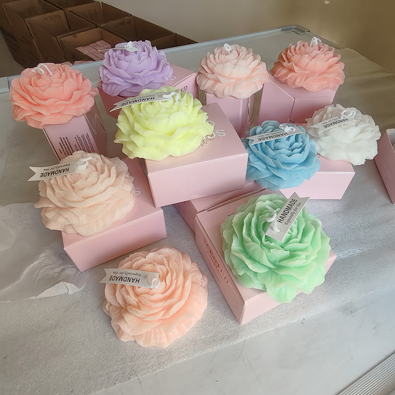 Soybean de soja, flores de plátum, flores de banano, flores de boda, regalo de mano, incienso, regalo de vacaciones hechas a mano, aroma de rosa