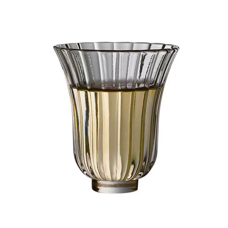 Japanese -style hammer tea cup heat -resistant glass cup small tea bowl Wenxiang fragrance cup single cup high -temperature kung fu tea set