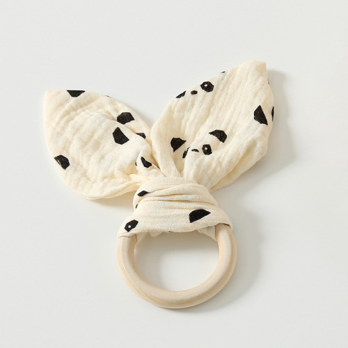 Soothing napkin, baby can be chewed in the mouth, baby sleeps, soothing artifact, doll, sleeping wooden ring, hand puppet toy