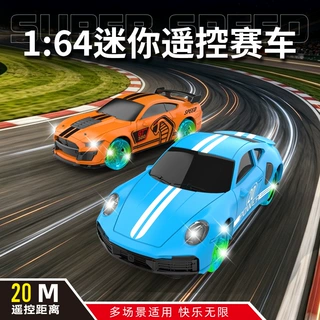 1:64仿真发光轮胎模型玩具礼品男孩音效灯光摆件批发桌面漂移车