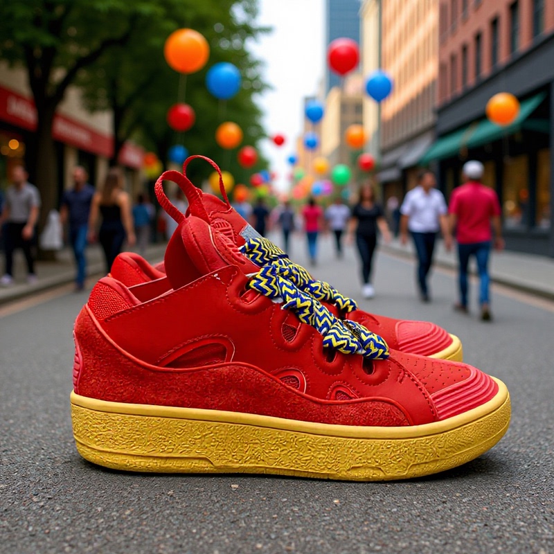 European Station New Langfan Bread Shoes Retro Forrest Gump Training Shoes 2023 Thick Sole Torre Couple Height Increasing Casual Shoes