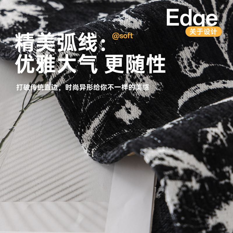 简约风加厚软糯雪尼尔沙发垫2025新款一片式沙发罩套防滑坐垫批发|undefined