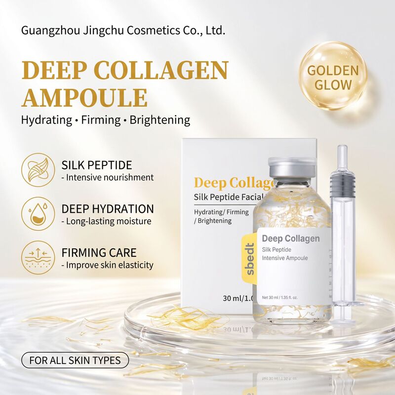 Cross-border Collagen Silk Peptide Ampoule Serum Deep Collagen Silk Peptide Anti-Wrinkle Serum