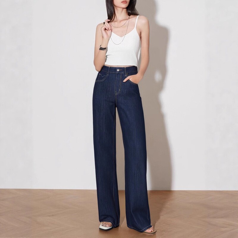 Summer Magic Pants! Denim Blue Thin Jeans, 26-Year Summer Collection, Relaxed and Versatile, Slimming Long Pants 6082