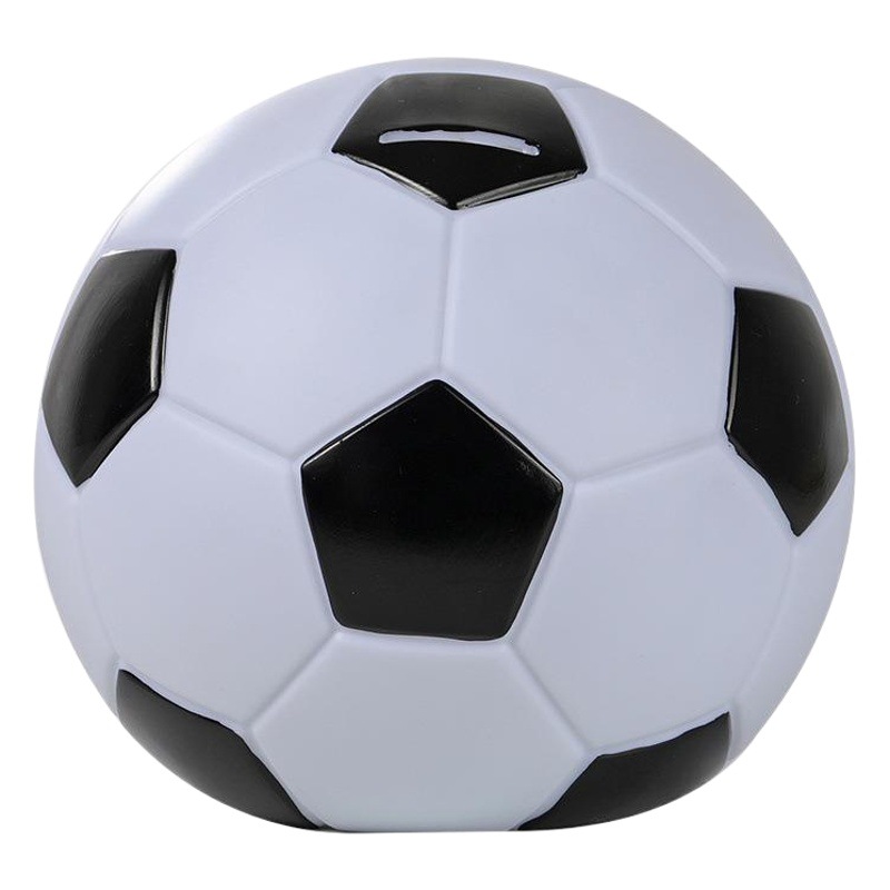 2023 creativo al por mayor fútbol alcancía baloncesto vinilo resistente a la caída niños alcancía estudiante regalo decoración del hogar