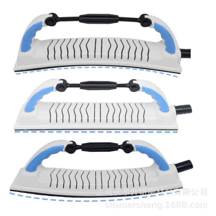 手推板70×400蓝砂纸夹板曲面手磨板手工打磨手刨板打磨弧形工具