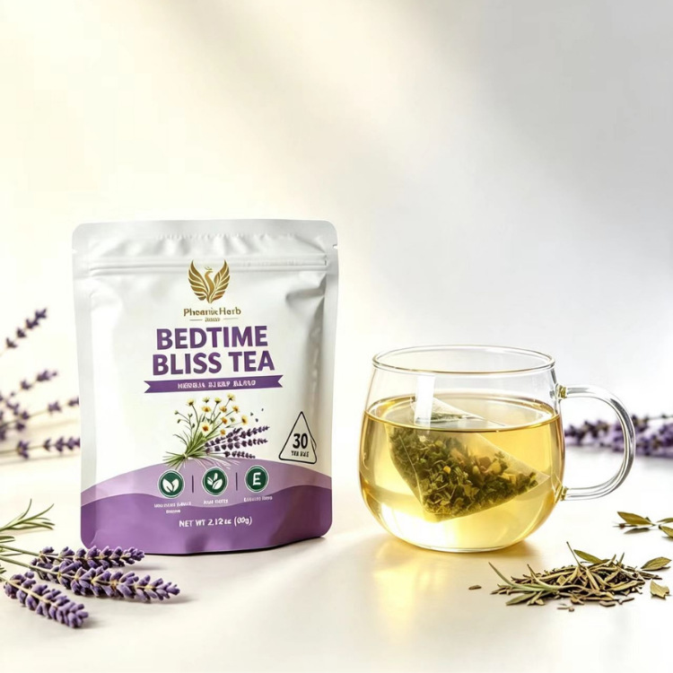 Seaweed Burdock Mineral Herbal Tea 60g Corn Fiber Pyramid Tea Bags Cold Brewed Sugar Free preparation