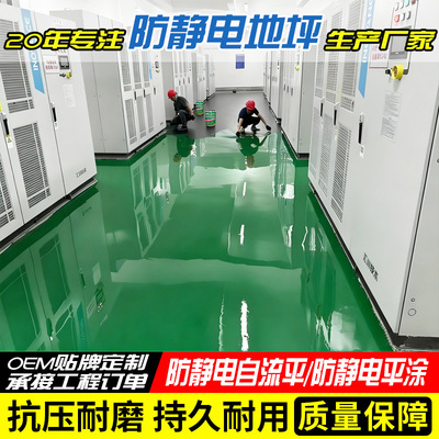 Mechanics Anti-static Ping Tu Floor paint Fujian Anti-static Floor paint workshop Anti-static Terrace Primer