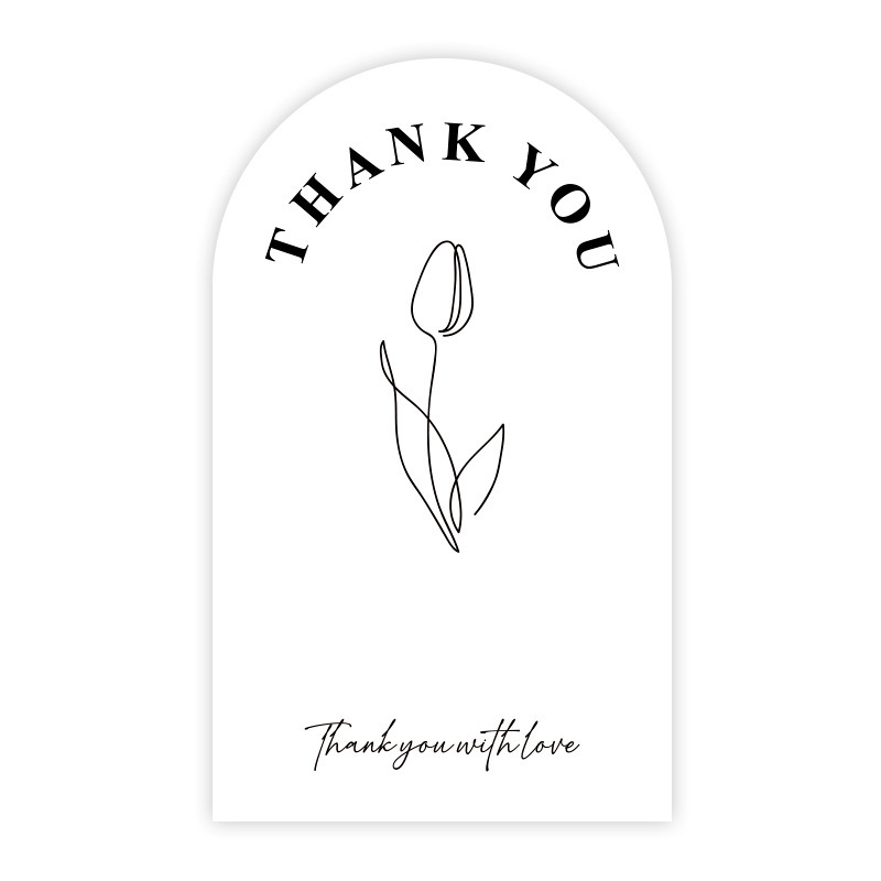 Spot al por mayor rectángulo gracias a la pegatina de sellado de la caja del avión