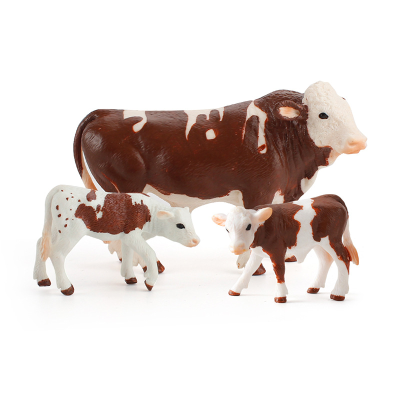 Transfronteriza simulación Macula vaca modelo Toro vaca creativa granja aves de corral escena sólida estática decoración juguete