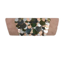 定制鞋面配件PU亮片珠绣烫钻手工钉珠女凉鞋面半成品饰品批发加工