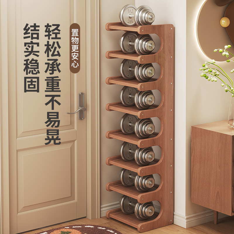 Estante para zapatos simple y estrecho, almacenamiento en la puerta del hogar, espacio de ahorro de espacio de varios pisos, esquina de la puerta, estante pequeño, zapatero