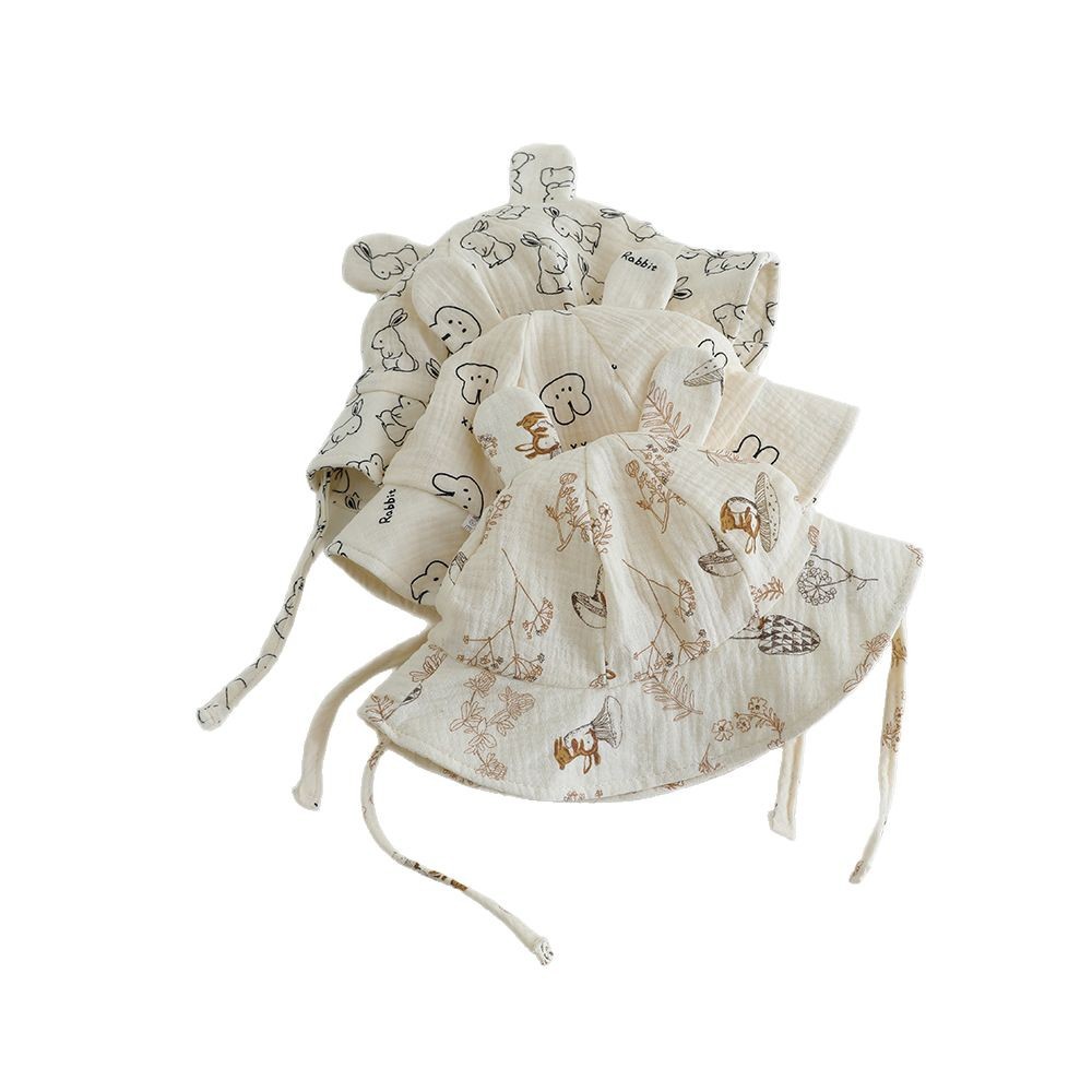 Sombrero bebé primavera y otoño lindo bebé delgado sombrero de pescador para niños niñas viajar sombrero de sombrero solar universal