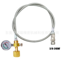 �羳W21.8 G5/8 CO2��ƿ������ͷ��90cm�ֱ����ܴ�תС3/8-24UNF