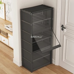 防塵靴箱の入り口の家庭用靴棚防湿多層透明靴ケース簡易大容量靴棚収納靴棚