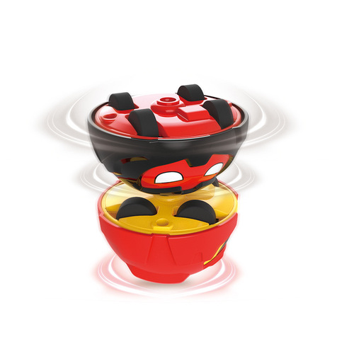 Bibibot Spin Top Watch Finger Combat Overlapping Car Inertia Spin Q Car Children's Educational Toy