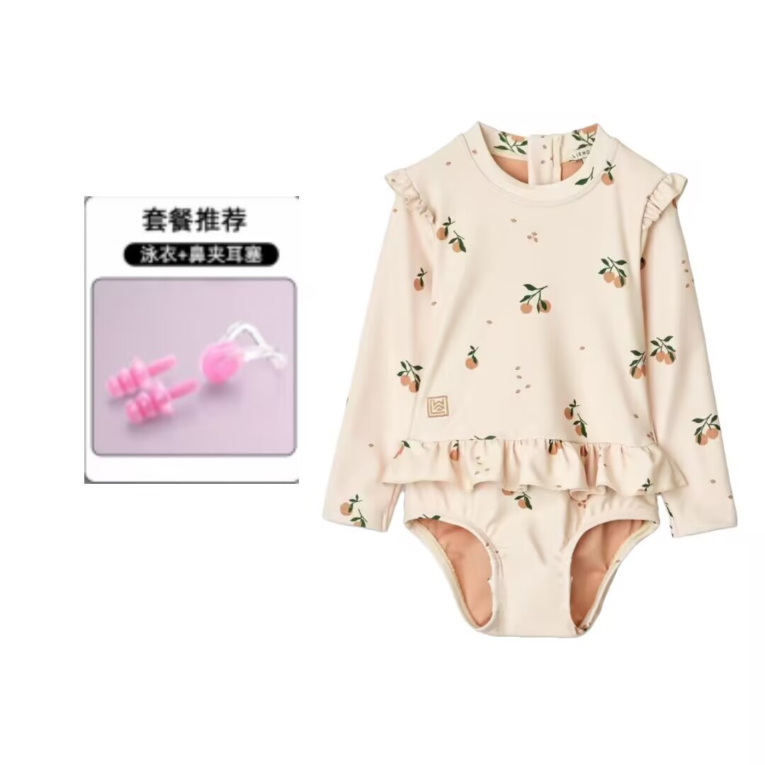 Niños trajes de baño de manga larga de secado rápido para niñas nuevas niñas lindas trajes de baño al por mayor