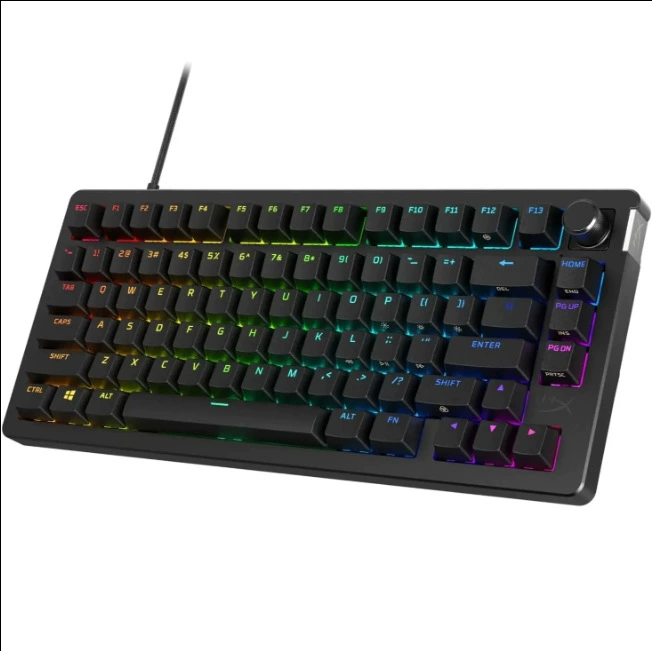 HyperX Extremely Unknown Alloy Rise 75 проводная игровая клавиатура hot-swap 75% механическая клавиатура