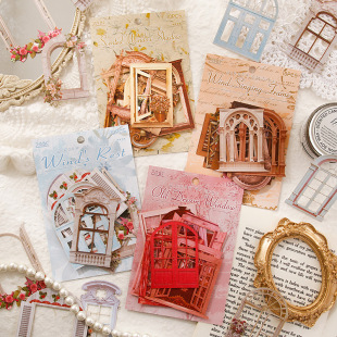 Non-Sticky Material Paper for DIY Journaling, Background Material for Cross-Border Hollow-Out Collage Journaling