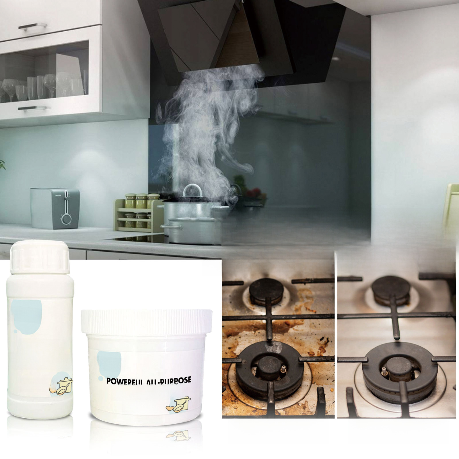 Jaysuing 多功能清潔粉 廚房重油污清潔廚具除鏽灶台抽油煙機潔淨