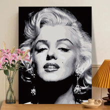 diy数字油画来图定制手工填色丙烯油彩装饰画厂家批发一件冰雪