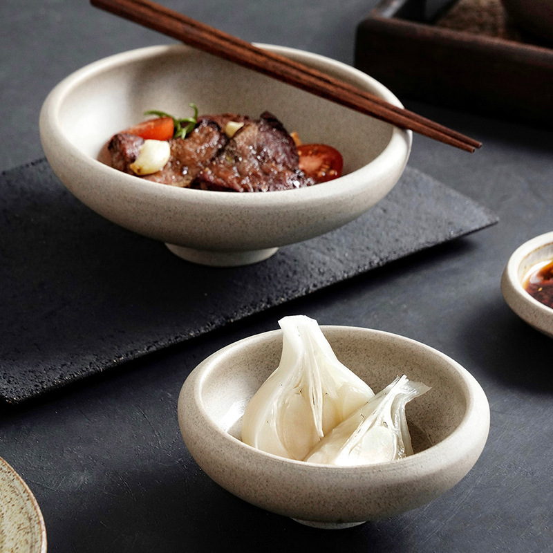 Cross-Border Western Food Bowls, High-End Rice Bowls, Noodle Bowls, Tall Bowls, Pasta Salad Bowls, Tableware, Stoneware Japanese Bowls