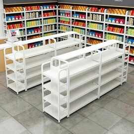 中岛柜双面超市货架展示台展示架多层零食架化妆品精品展柜流水台