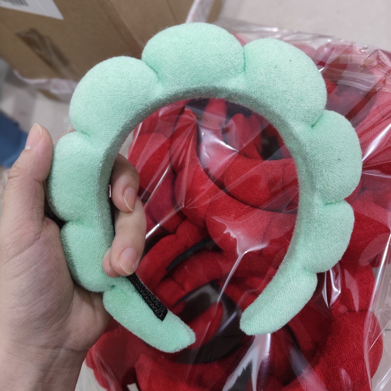 Nube transfronteriza cabello abrazadera de agarre conjunto de huevos multicolores flores de agarre abrazadera de gran tamaño correa de muñeca impermeable al por mayor