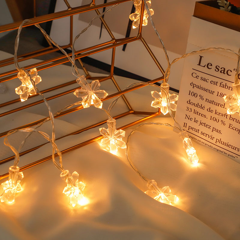 Decoración navideña, luces de colores, luces intermitentes, luces de cadena, alces huecos, luces colgantes, decoración de la habitación de la niña, atmósfera del maletero