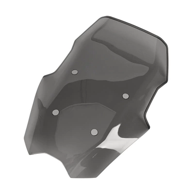Suitable for Bmw C400X Modified Motorcycle Front Windshield Wind Deflector Widened Windscreen Glass Accessories, Wear-Resistant and Sun-Protective (Motorcycle front windshield) - transparent-gray-without-words