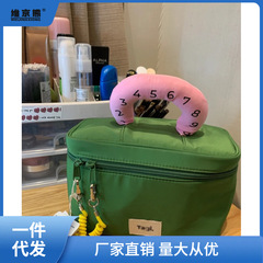 New Women's Handbag Hado Storage Bag Nylon Waterproof Portable Bag Unique Design Large Capacity Fashion Cute Ginger Tea