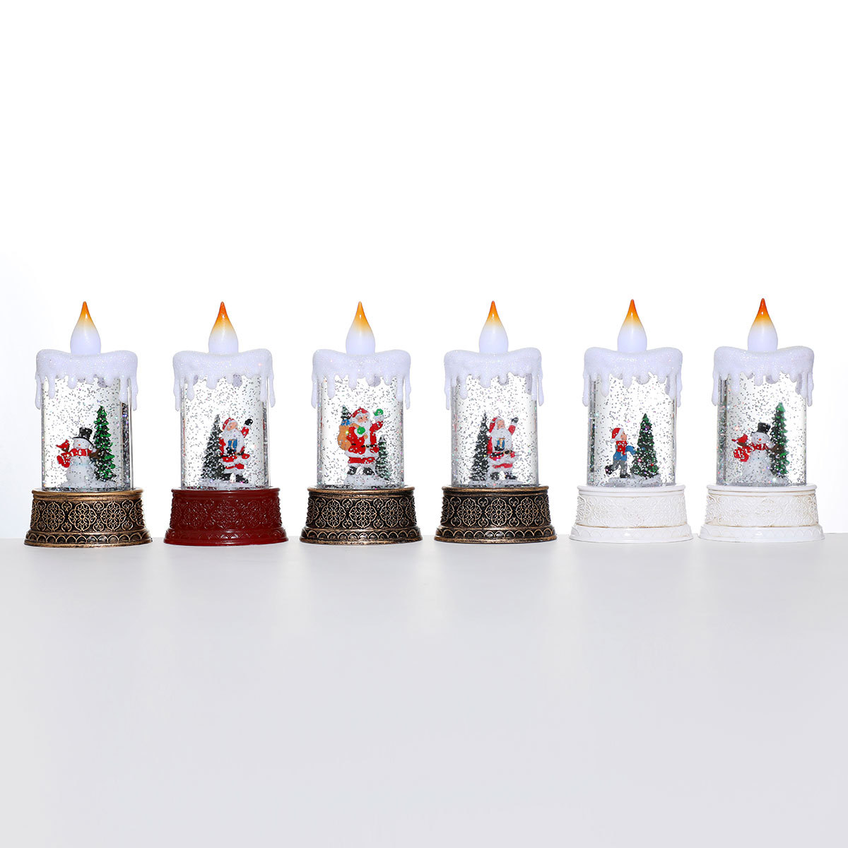 Neues Weihnachts-Wasserfüllungs-Leuchtkerzenlicht-Nachtlicht-Windlicht-Ornament, kleines Weihnachtsgeschenk-Ornament_voghion.com