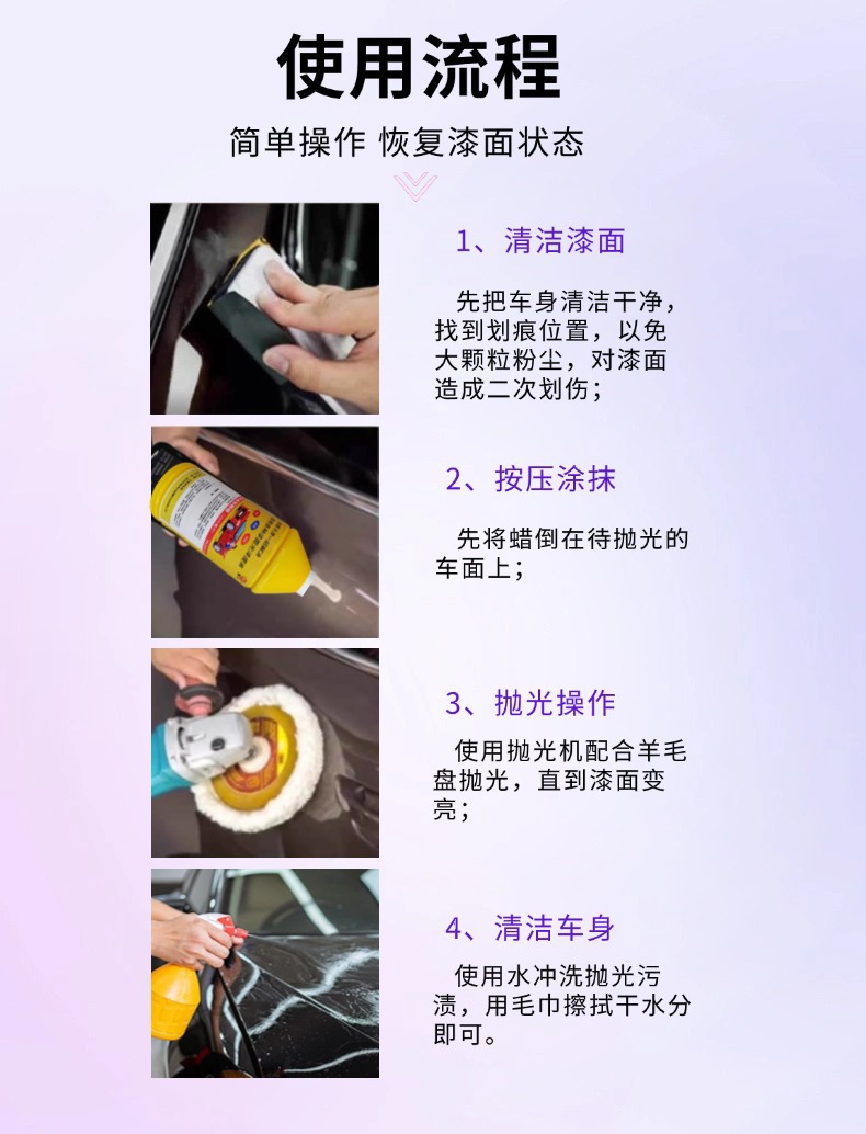 Processing and Customizing Car Paint Polishing Wax, Deep Repair Paint Polishing, Removing Scratches, Mirror Abrasive