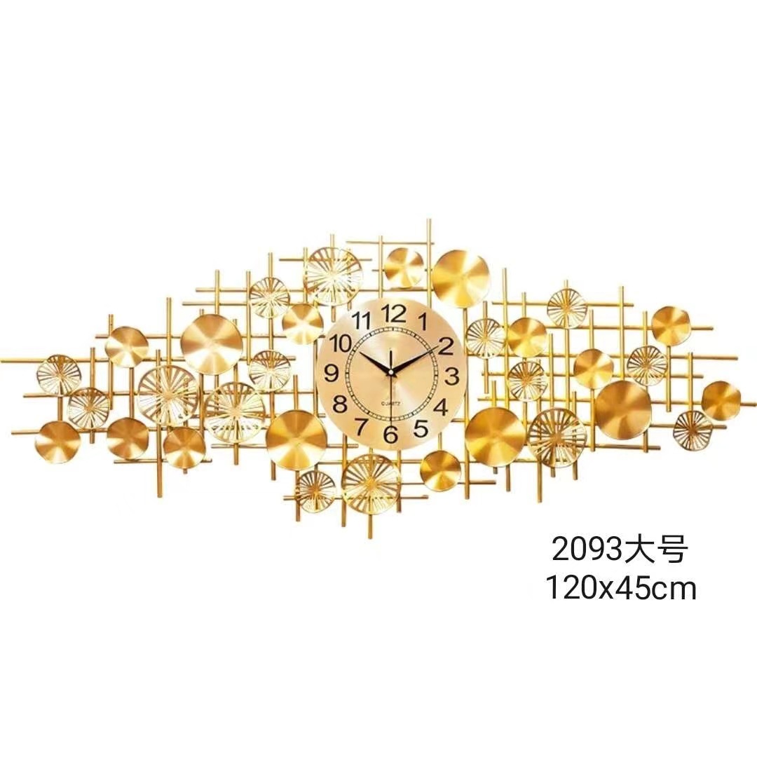 가벼운 럭셔리 시계 벽 시계 거실 창조적 인 홈 장식 시계 패션 간단한 인터넷 연예인 예술 북유럽 벽 시계