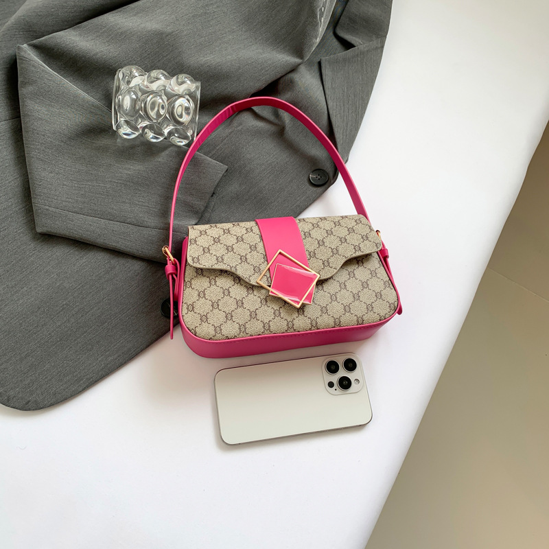 2024 nueva moda extranjera hombro brazalete simple bolso de viaje de moda bolso cuadrado hermoso mochila casual para mujeres