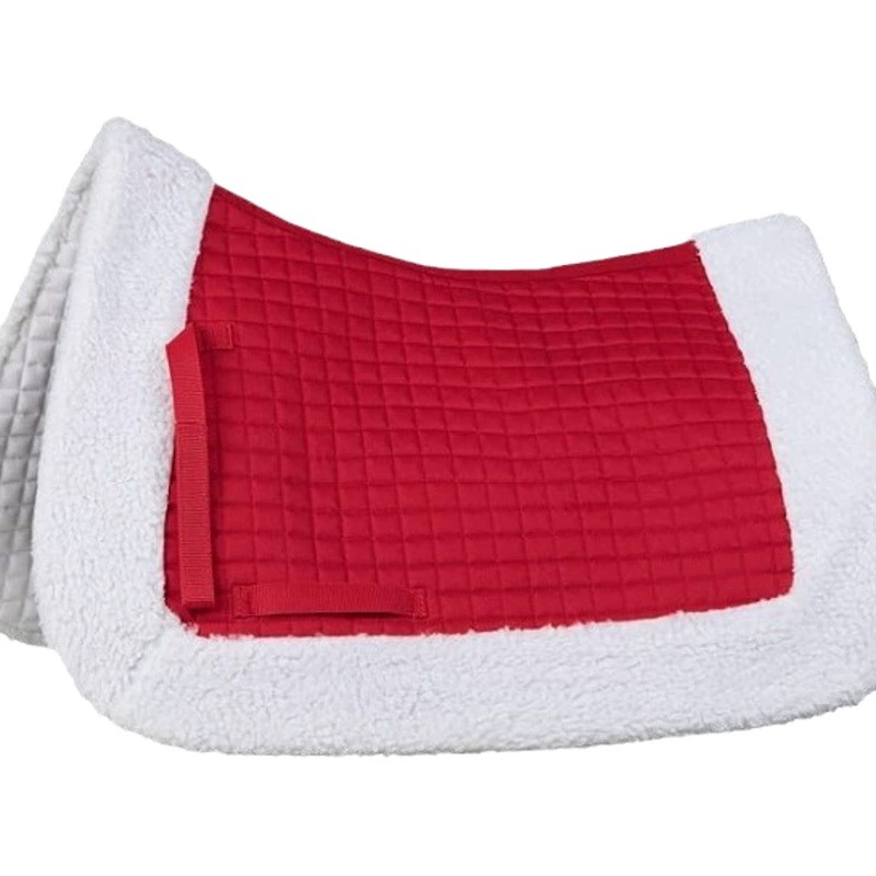 Санта-Клаус конная шапка седло Подушка Конская нога обертывание шесть предметов Альпака Коралловая флис Рождественский Конный набор из шести предметов