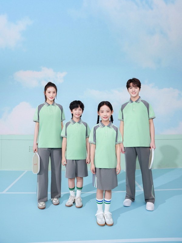 2025年江西赣州中小学统一校服 赣州校服 夏季短袖阔腿裤夏季套装|undefined