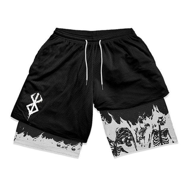 Huo Ying Series Shorts 3D Digital Printing Dragon Ball Double Layer Beach Pants Amazon Cross-border Hot Supply E-commerce Huo Ying Series Shorts 3D Digital Printing Dragon Ball Double Layer Beach Pants Amazon Cross-border Hot Supply E-commerce