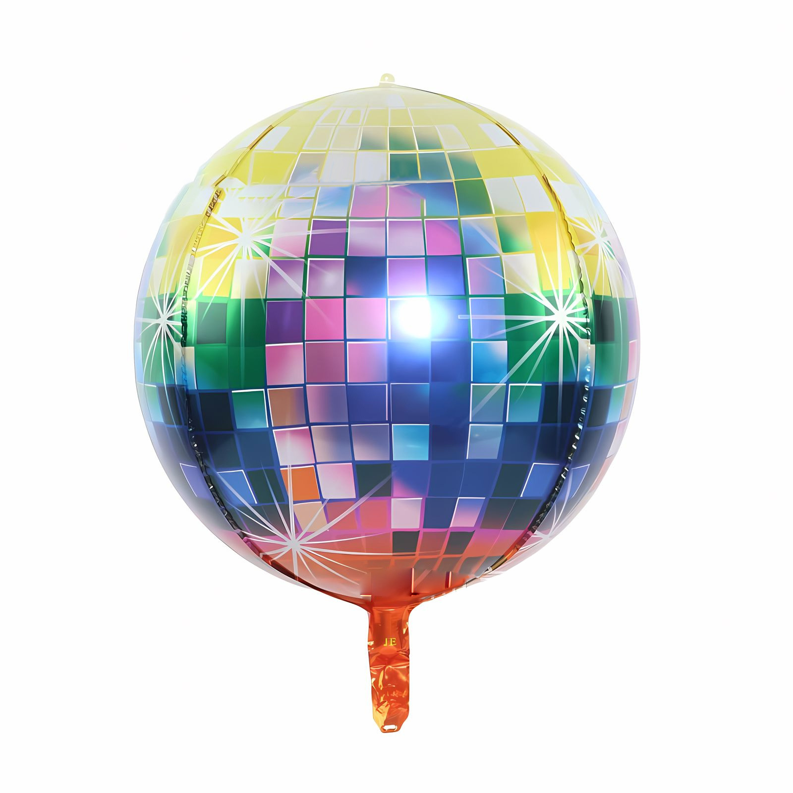 Laser transfronterizo plata oro color disco película de aluminio bola KTV fiesta de cumpleaños 22 pulgadas 4D globos discoteca