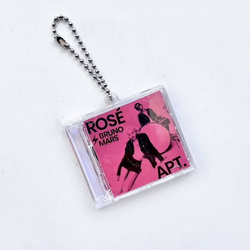 Acrylic Nfc Keychain Cd Record Box Star Song Album Merchandise Support Backpack Small Pendant Gift
